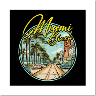 Miami Beach Florida Posters and Art